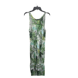 TASH + SOPHIE Green Palm Print Maxi Dress - Size M - Women's Dresses